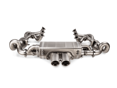 Akrapovič Porsche 911 GT3 RS (992) Slip On Race + Evolution Header Set Titanium Exhaust